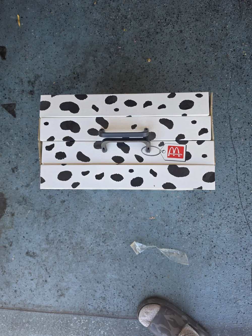 Disney 101 Dalmatians Storage Box - Black & White with Red Logo